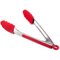 Altitude Crafty Chef Silicone Tongs - Red